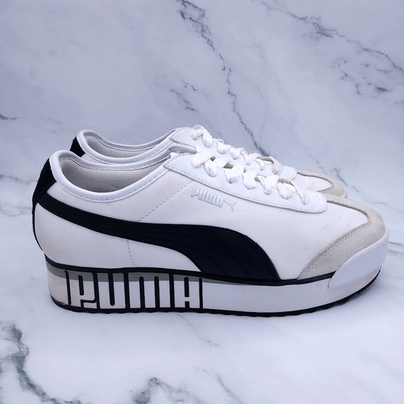 Puma - Roma Amor Women's Sneakers - White & Black - US 10 - Picture 7 of 13